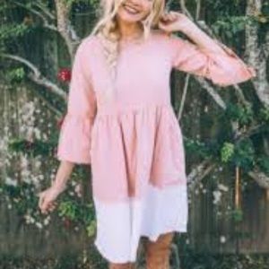 Anthropologie Holding Horses Pink Lilibet Dress